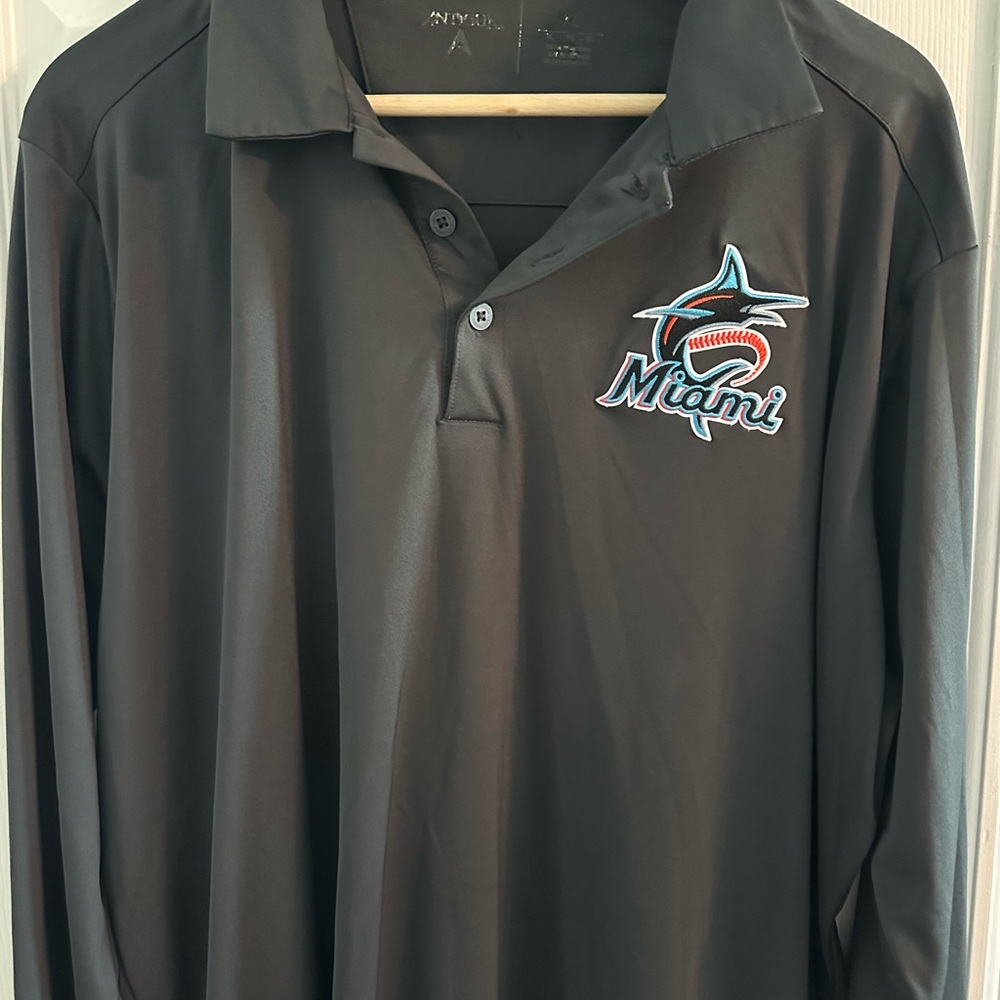 Black Polo Shirt with Logo